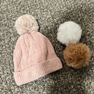 blush beanie